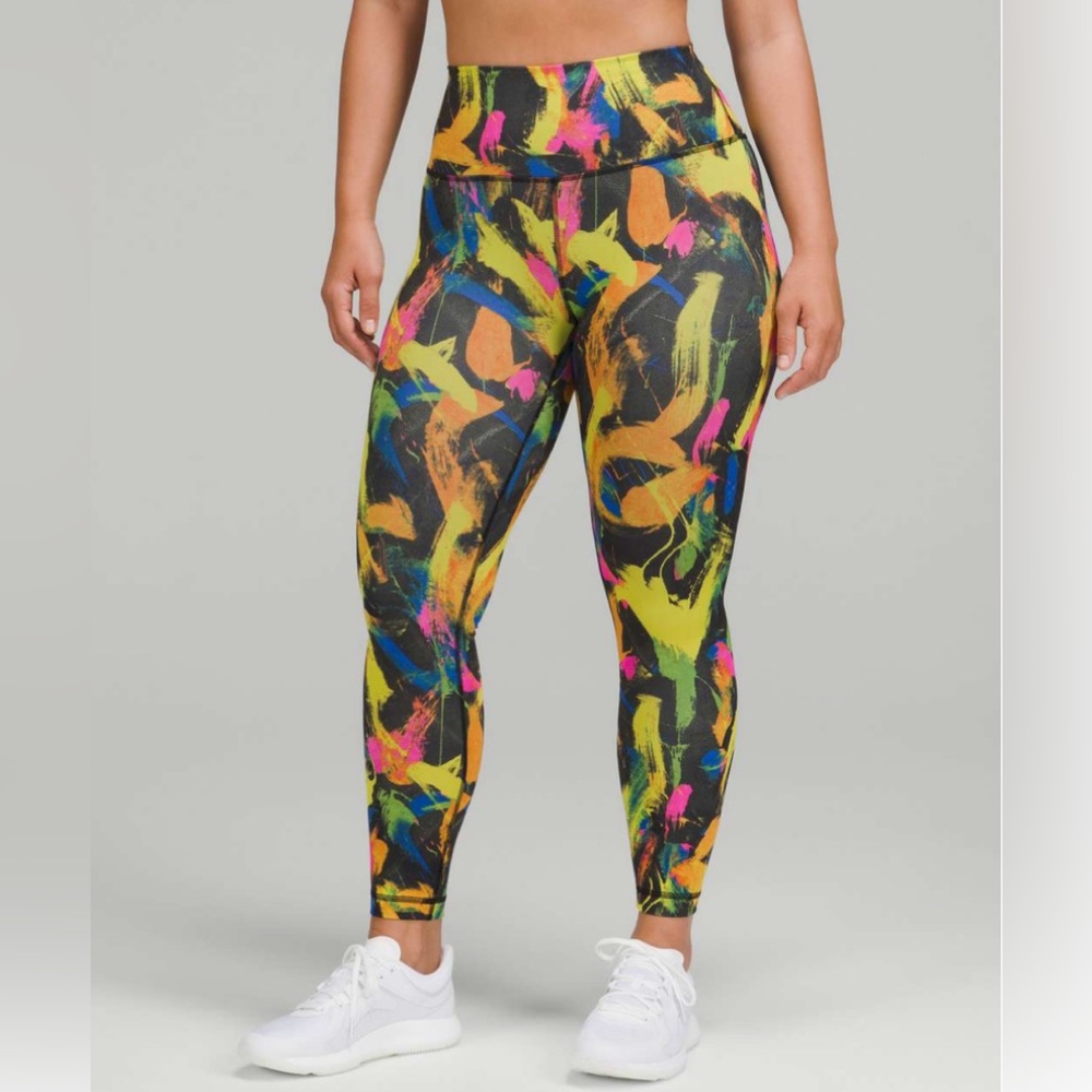 lululemon Wunder train contour fit high-rise tight 25” sz 4